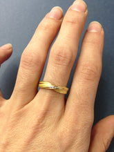 Load image into Gallery viewer, Absolu 'Fold' ring in 18ct yellow gold and diamonds