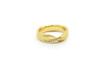 Load image into Gallery viewer, Absolu &#39;Fold&#39; ring in 18ct yellow gold and diamonds
