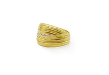 Load image into Gallery viewer, Absolu &#39;Wrap&#39; ring in 18ct yellow gold and diamonds
