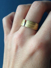 Load image into Gallery viewer, Absolu &#39;In between&#39; yellow and white gold band
